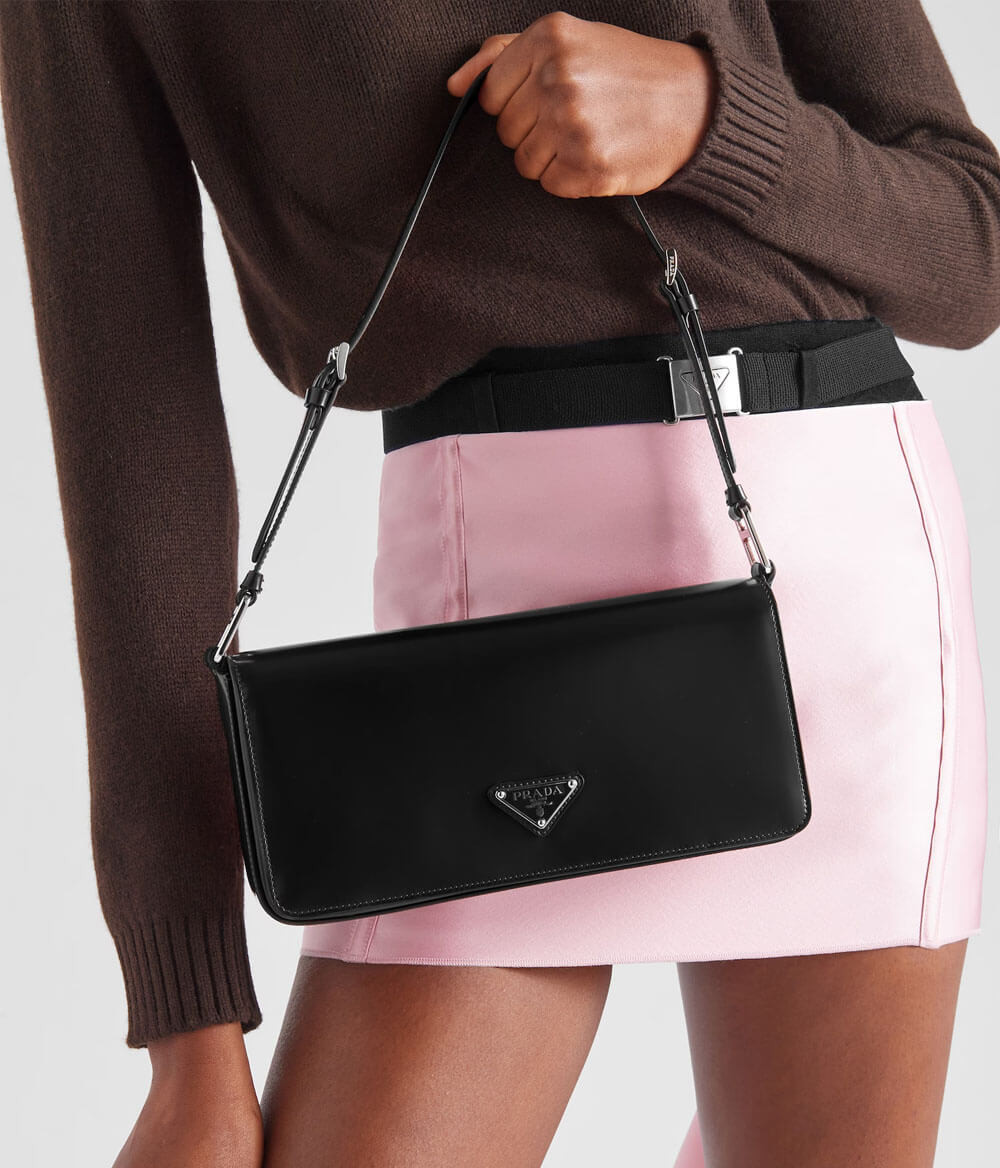 Prada Brushed Leather Femme Bag 1BD323