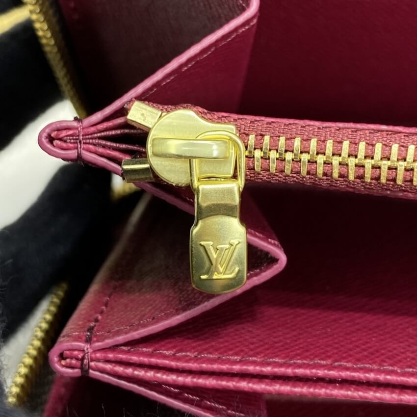 Louis Vuitton Monogram Zippy Wallet M41895 Fuchsia