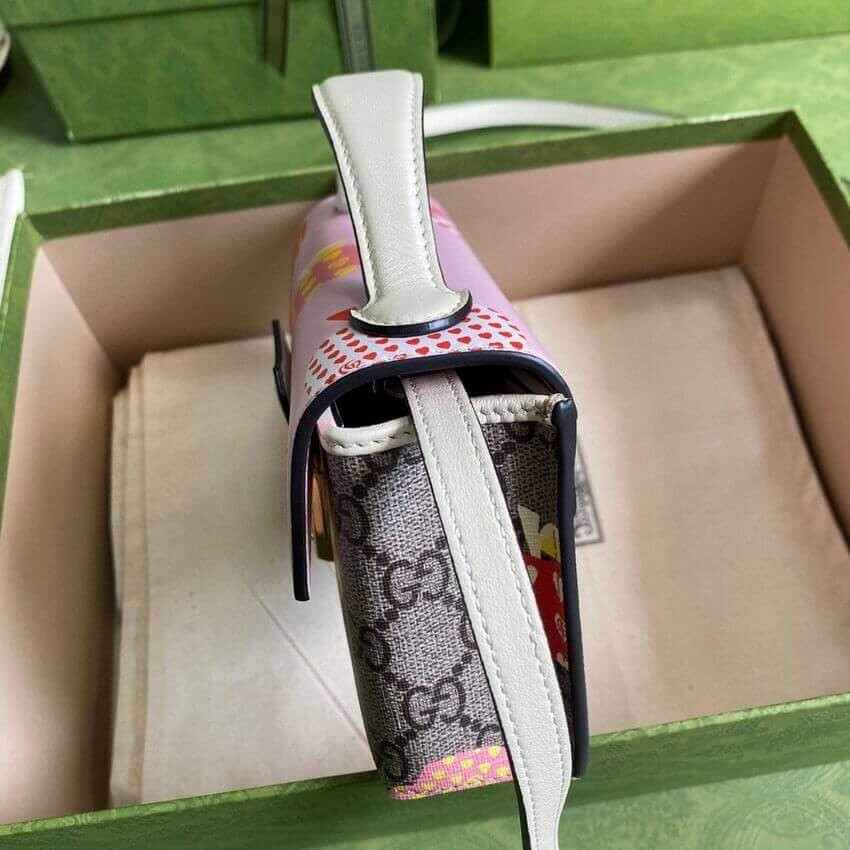 Gucci Les Pommes Padlock Mini Bag 652683