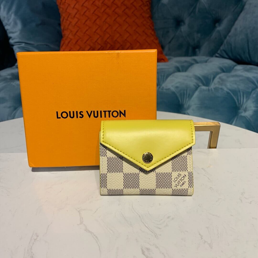 Louis Vuitton Damier Azur Zoe Wallet N60219 N60220