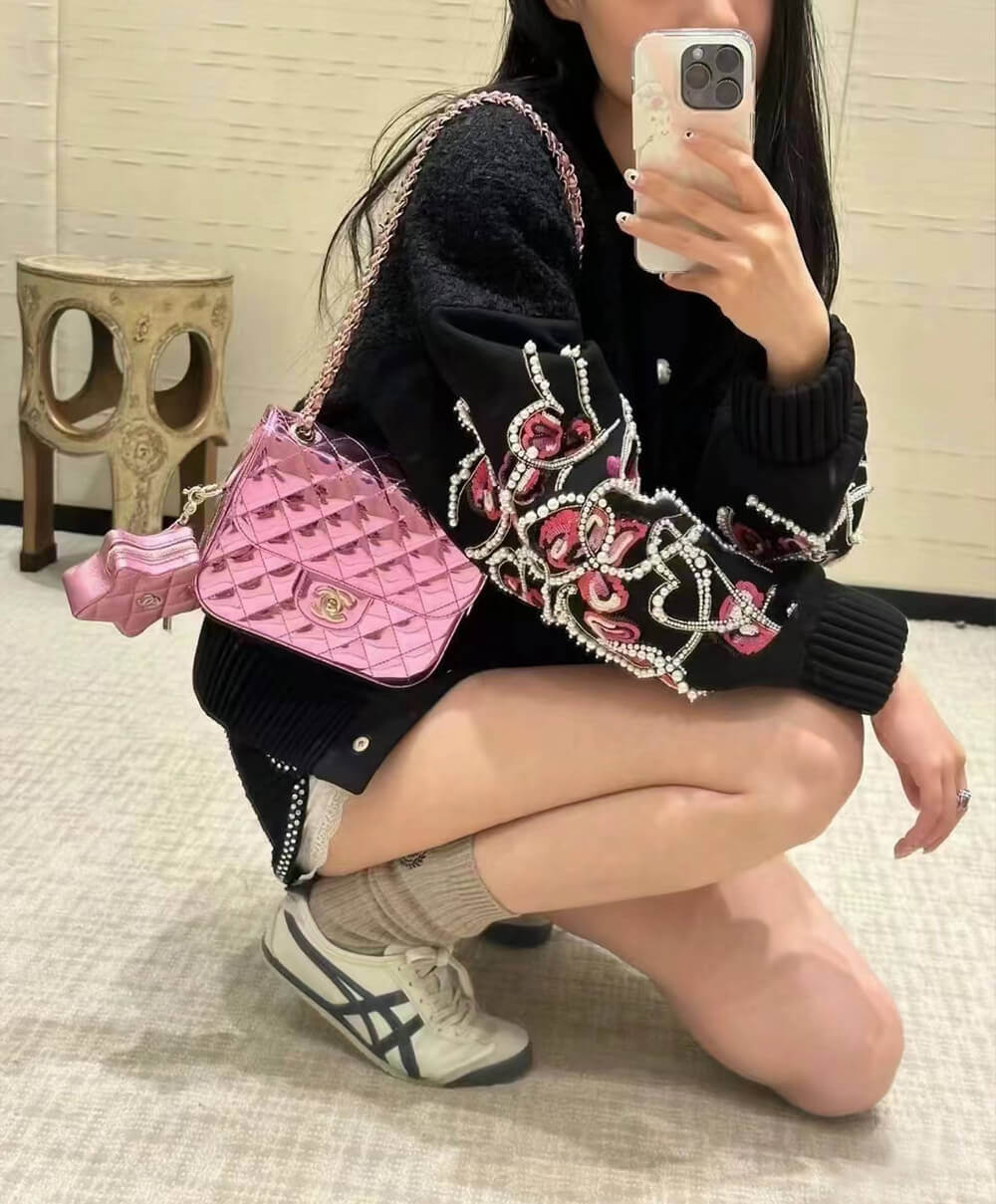 Chanel Mini Flap Bag & Star Coin Purse AS4646