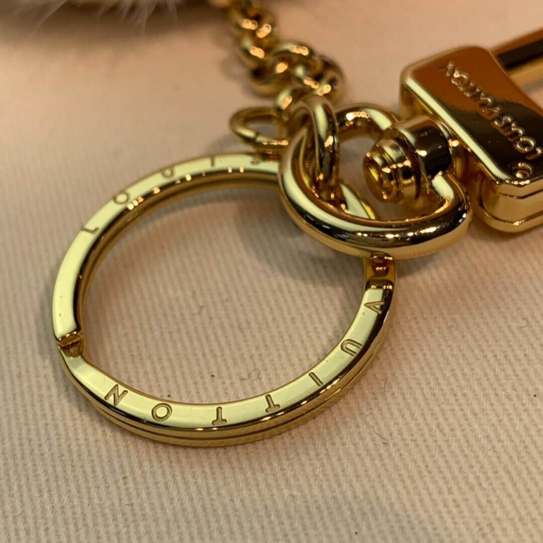Louis Vuitton Flower Finesse Fur Bag Charm And Key Holder M69001
