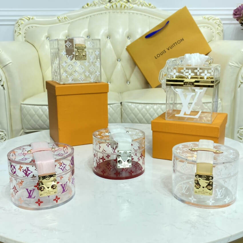 Louis Vuitton Plexiglass Scott Box Pink GI0362