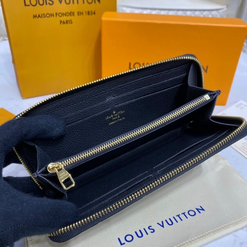 Louis Vuitton Monogram Empreinte Leather Clemence Wallet M60171