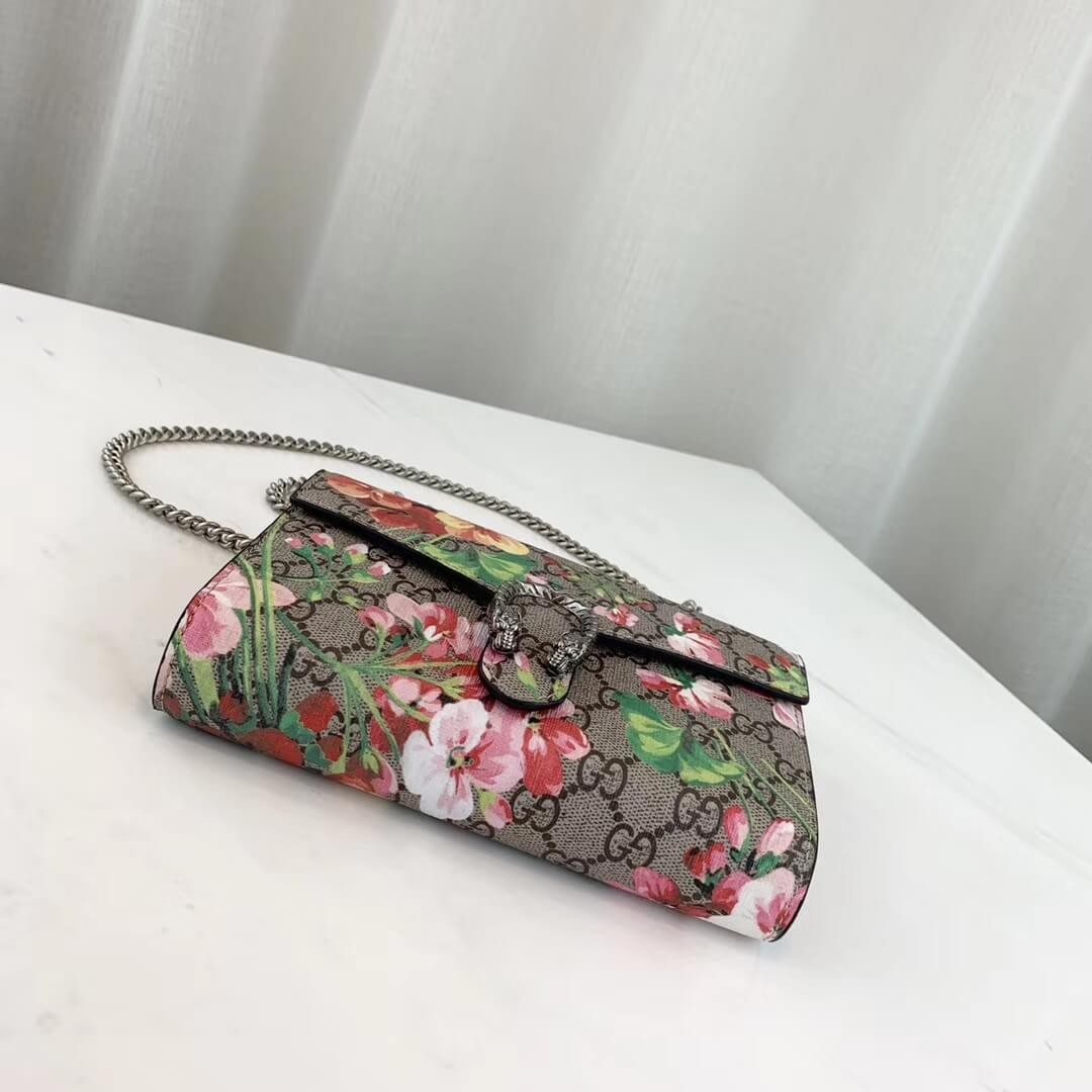 Gucci Dionysus Blooms Print Mini Chain Bag 401231