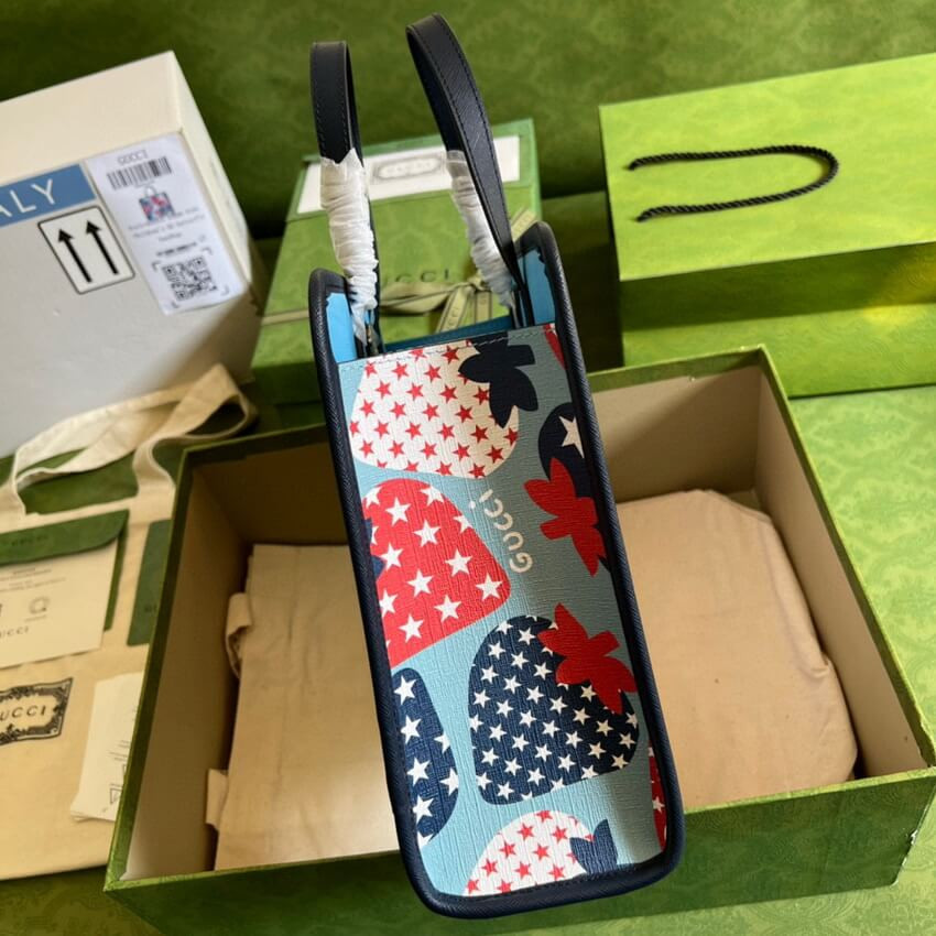 Gucci Strawberry Star Tote Bag 630542