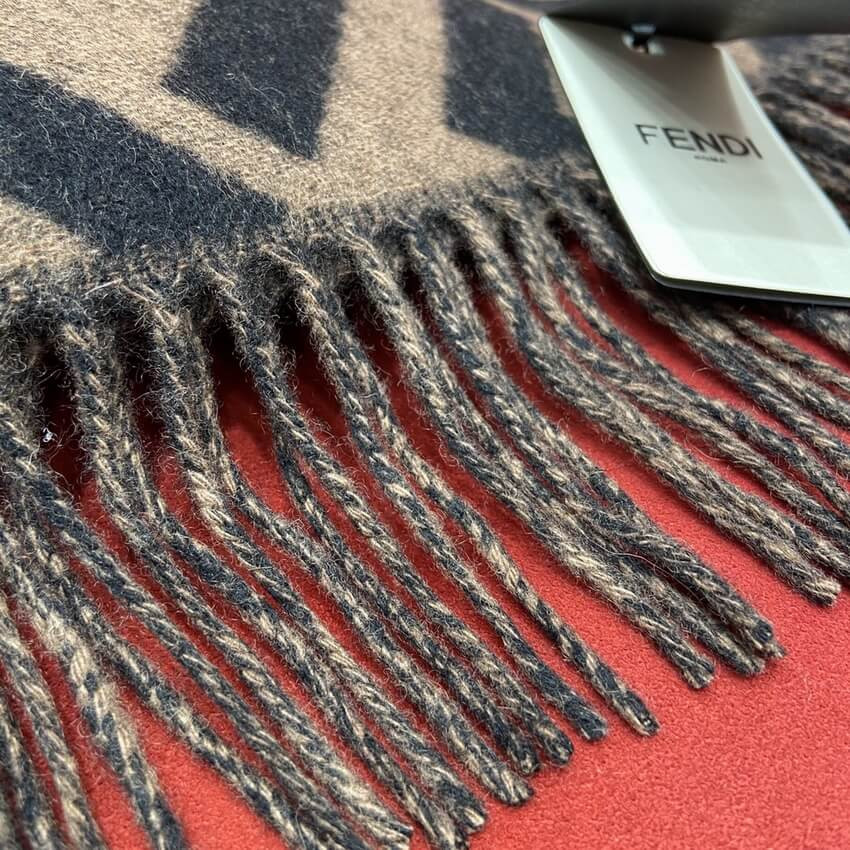 Fendi Cashmere FF Logo Scarf FXT260