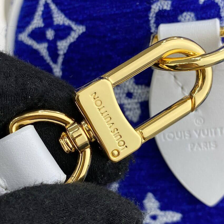 Louis Vuitton Monogram Jacquard Velvet Speedy Bandouliere 20 M20751