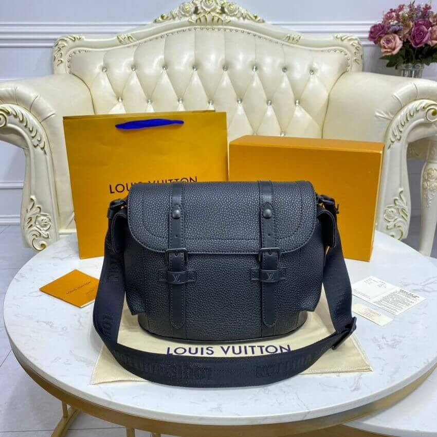 Louis Vuitton Taurillon Leather Christopher Messenger Bag