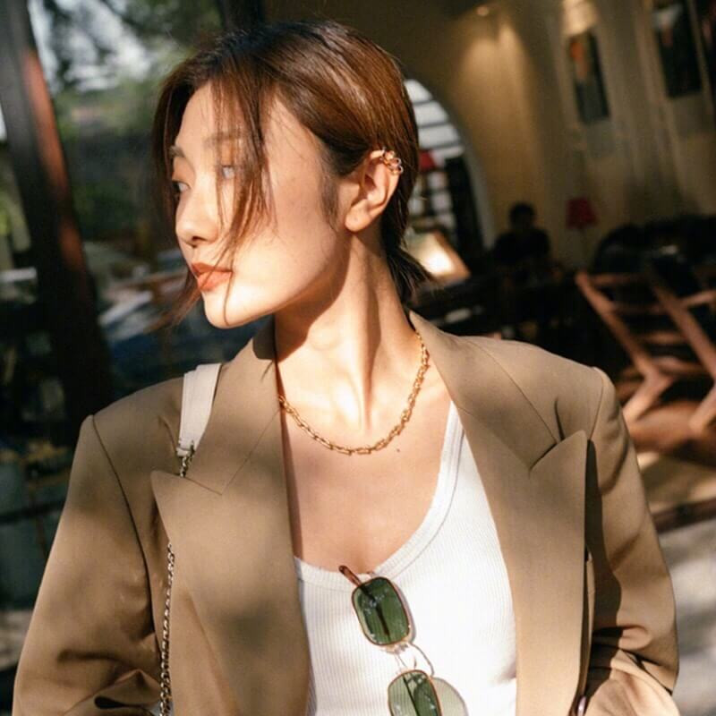 Tiffany & Co Graduated Link Necklace 9651