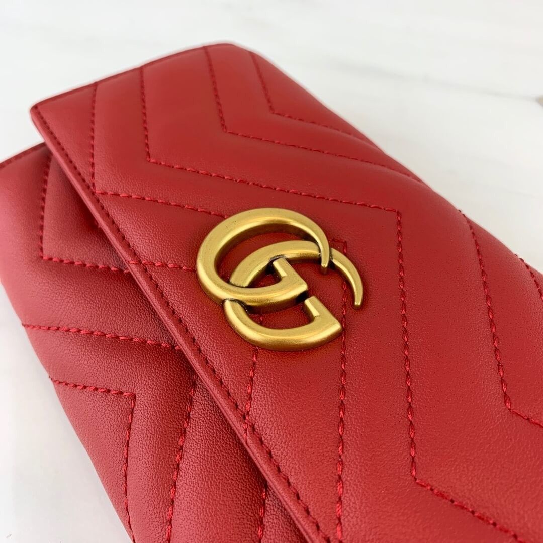 Gucci GG Marmont Continental Wallet 443436