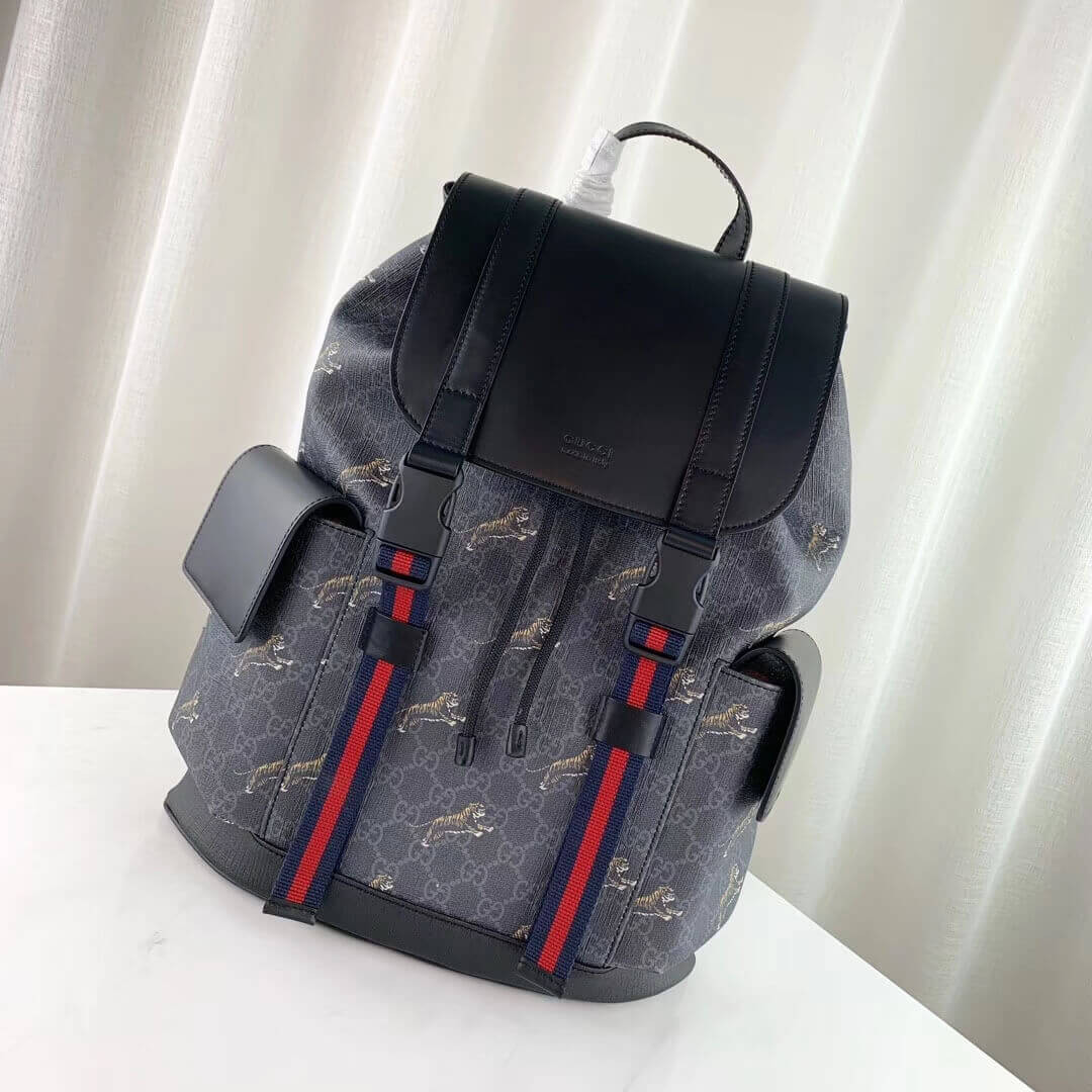 Gucci Bestiary Backpack With Tigers 495563