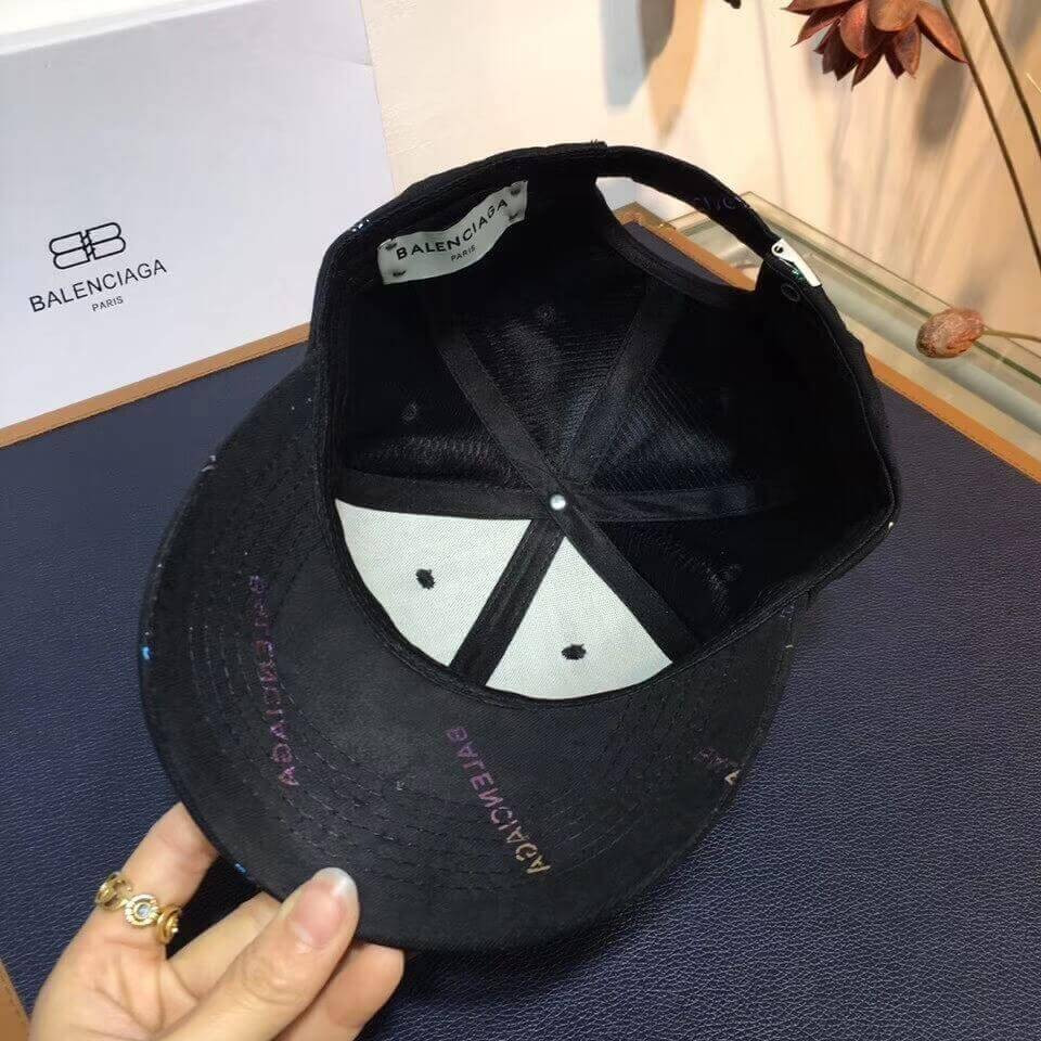 Balenciaga Logo Embroidered Baseball Cap 26896