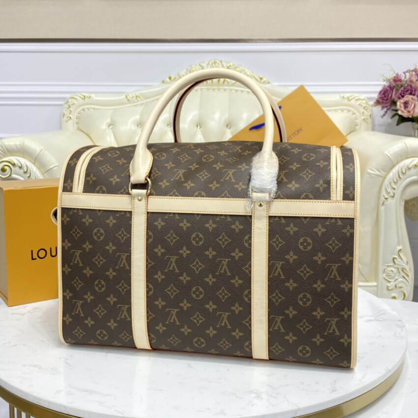 Louis Vuitton Monogram Canvas Dog Carrier 50 M42021