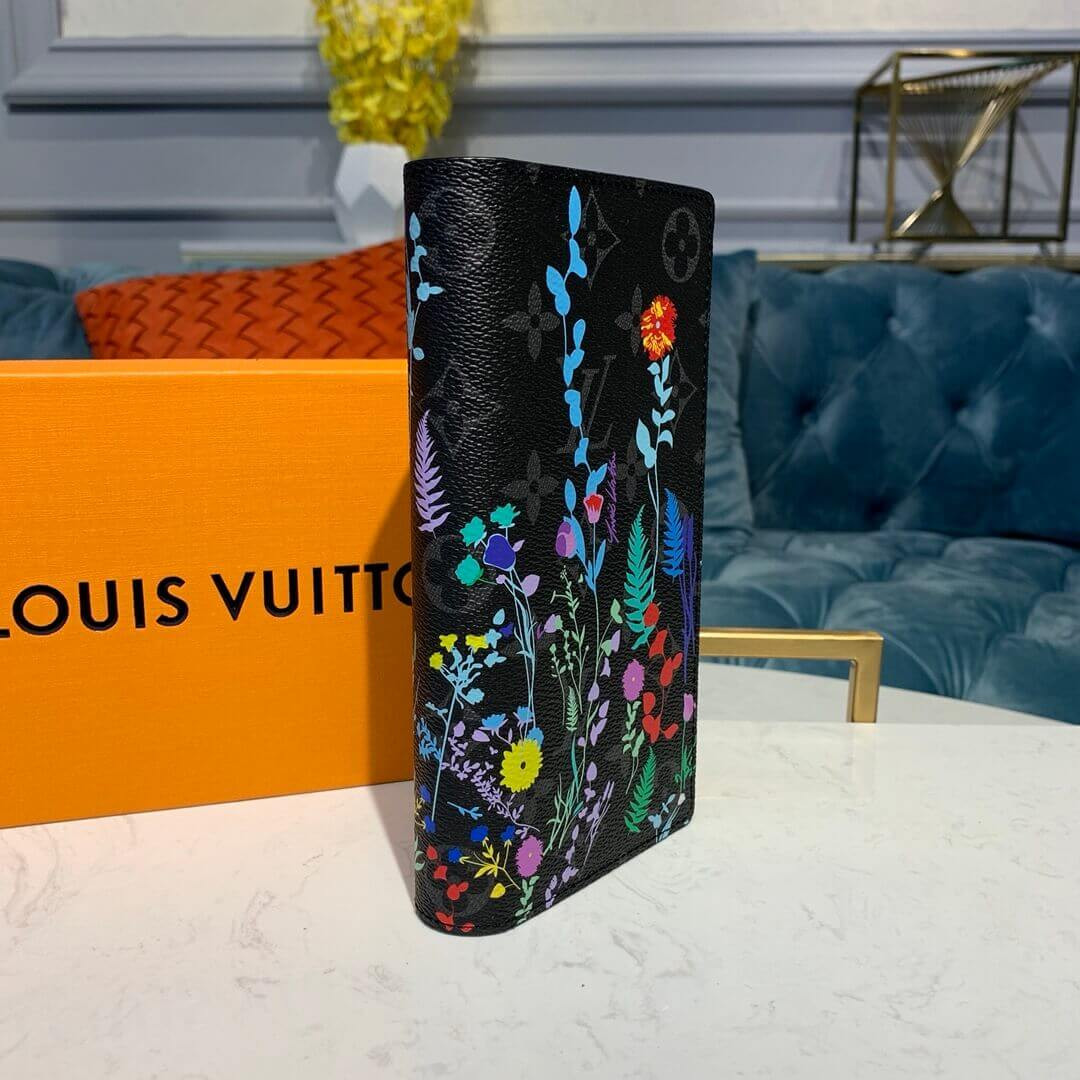 Louis Vuitton Flower Print Brazza Wallet M62665