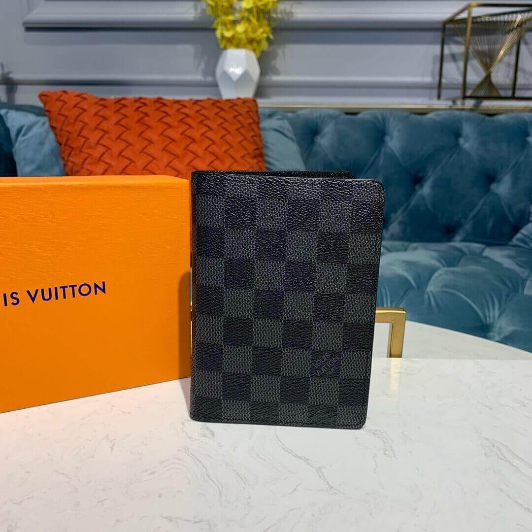 Louis Vuitton Damier Graphite Passport Cover N64411