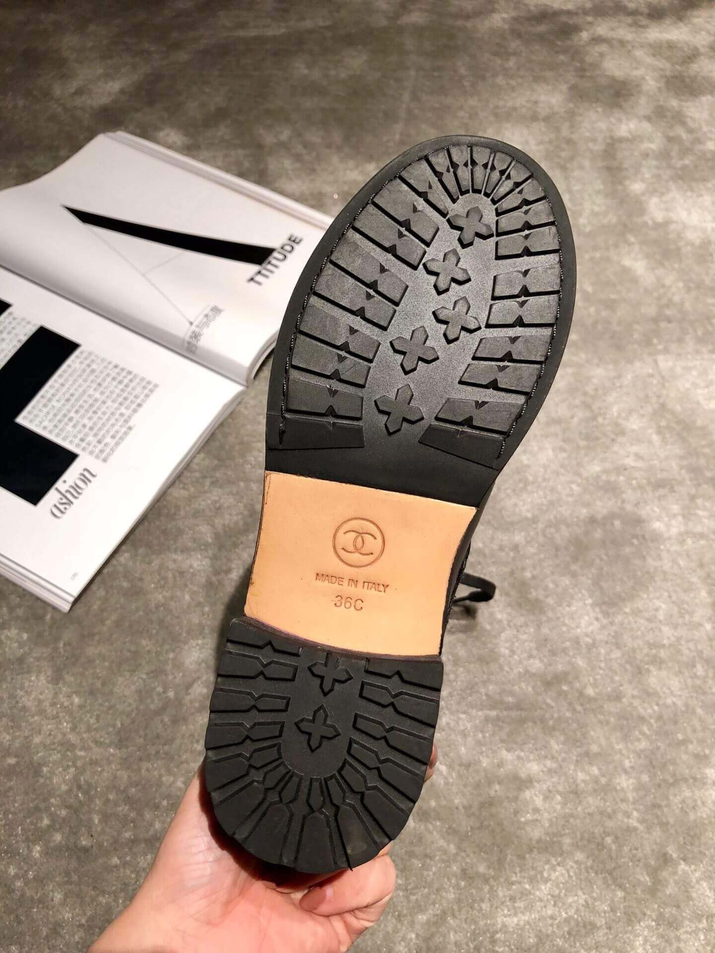 Chanel Frye Harness Boot C1120C