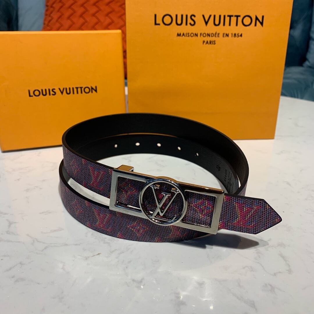 Louis Vuitton Dauphine 25mm Reversible Belt MP139U