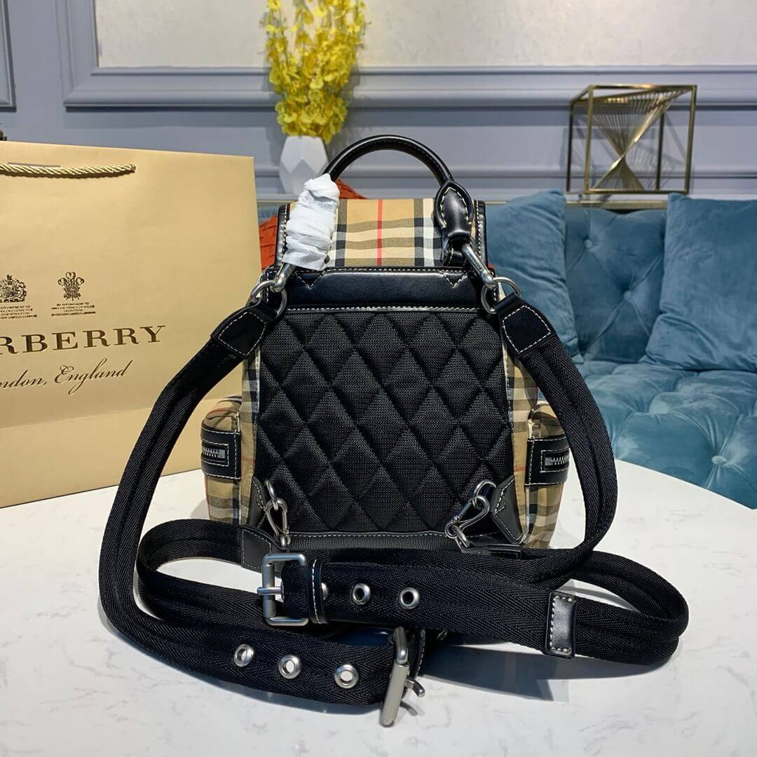 Burberry The Small Crossbody Rucksack In Vintage Check 40731111