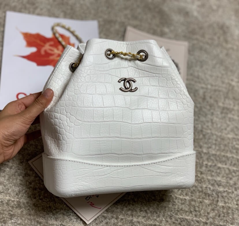 Chanel Crocodile Leather Backpack A94485