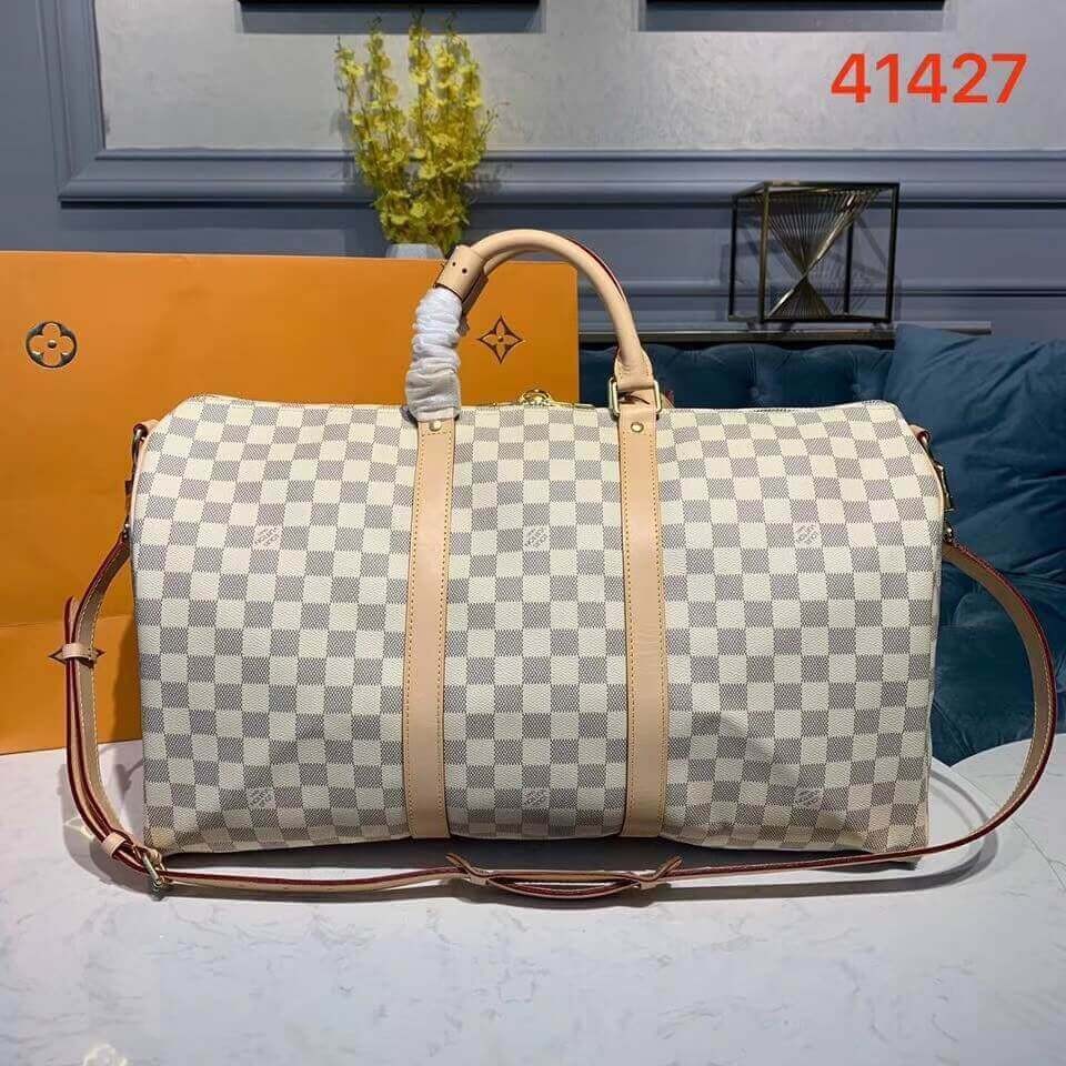 Louis Vuitton Damier Azur Keepall Bandouliere 50 N41427