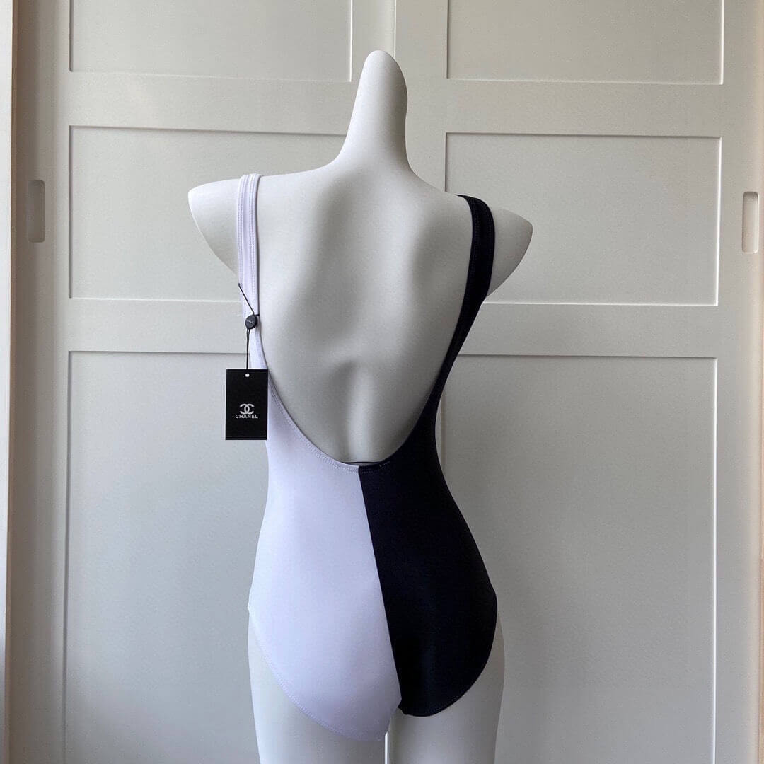 Chanel CC Logo One Piece Swimsuit P62754