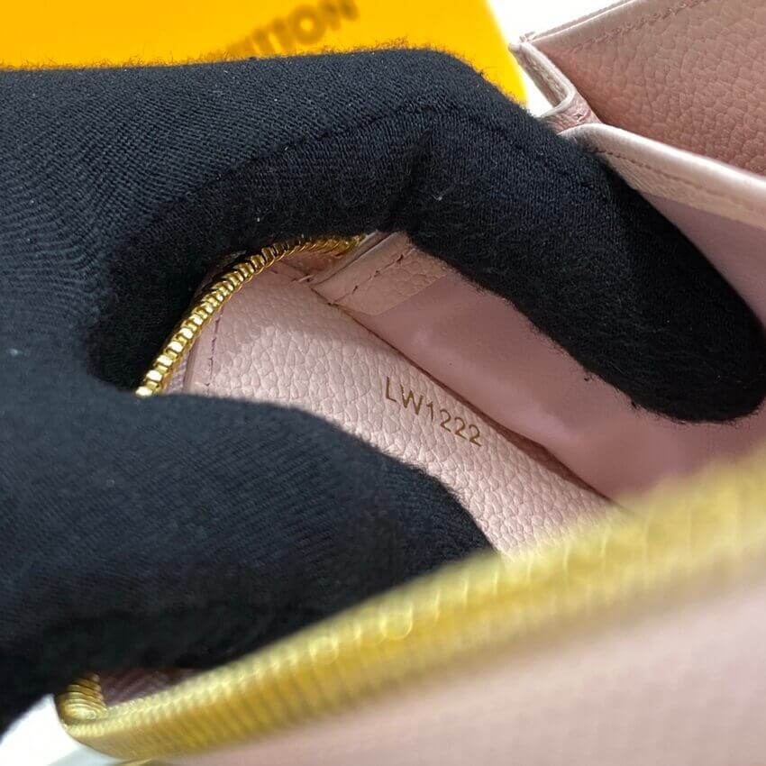 Louis Vuitton Monogram Empreinte Leather Zippy Wallet M81279 M81280