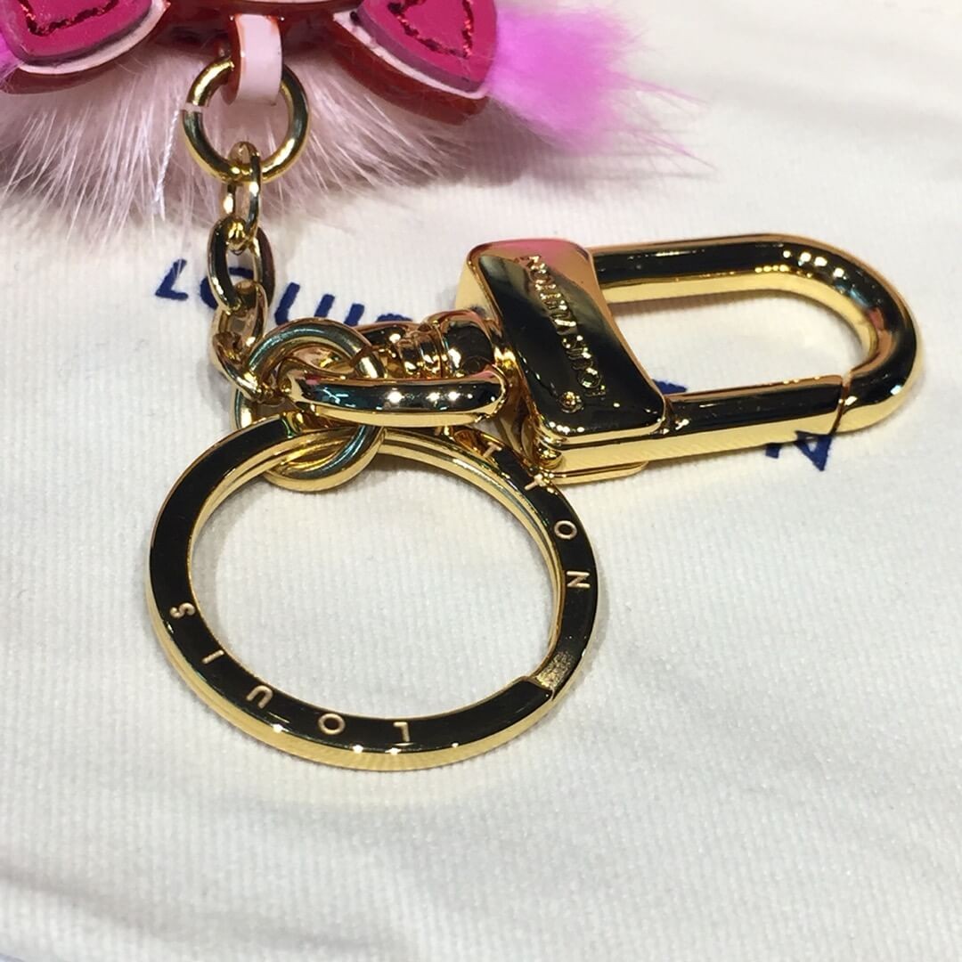 Louis Vuitton Wild Fur Pig Bag Charm And Key Holder M64260