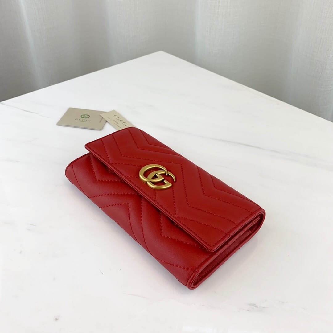 Gucci GG Marmont Continental Wallet 443436