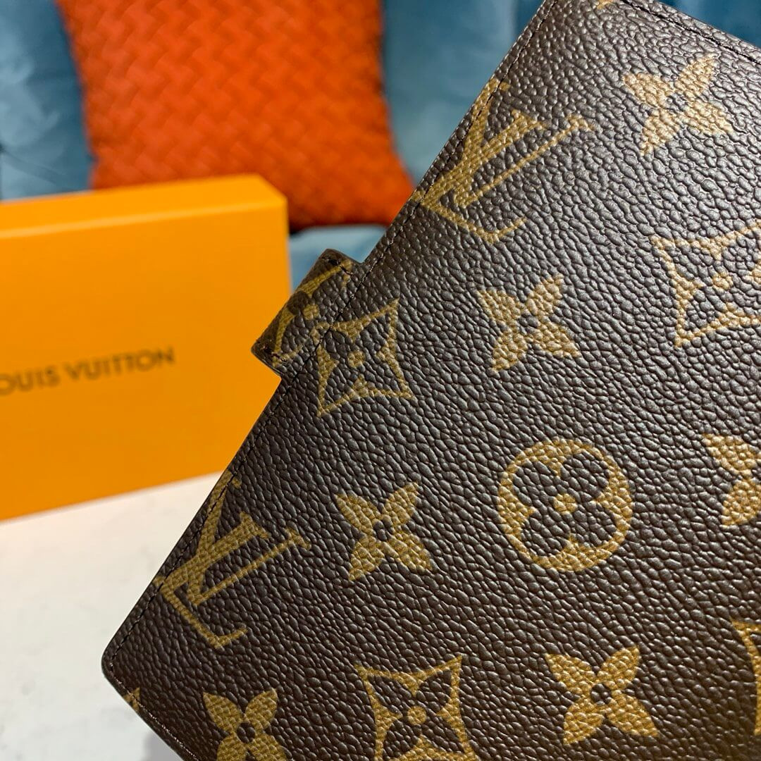 Louis Vuitton Monogram Canvas Small Ring Agenda Cover R20005