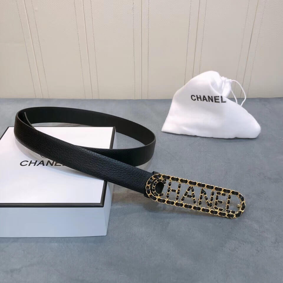 Chanel Clemence Calfskin 30mm Belt AA6600