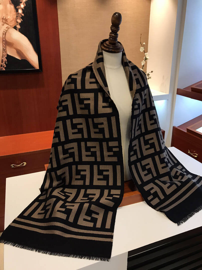 Fendi Cashmere FF Scarf 259A