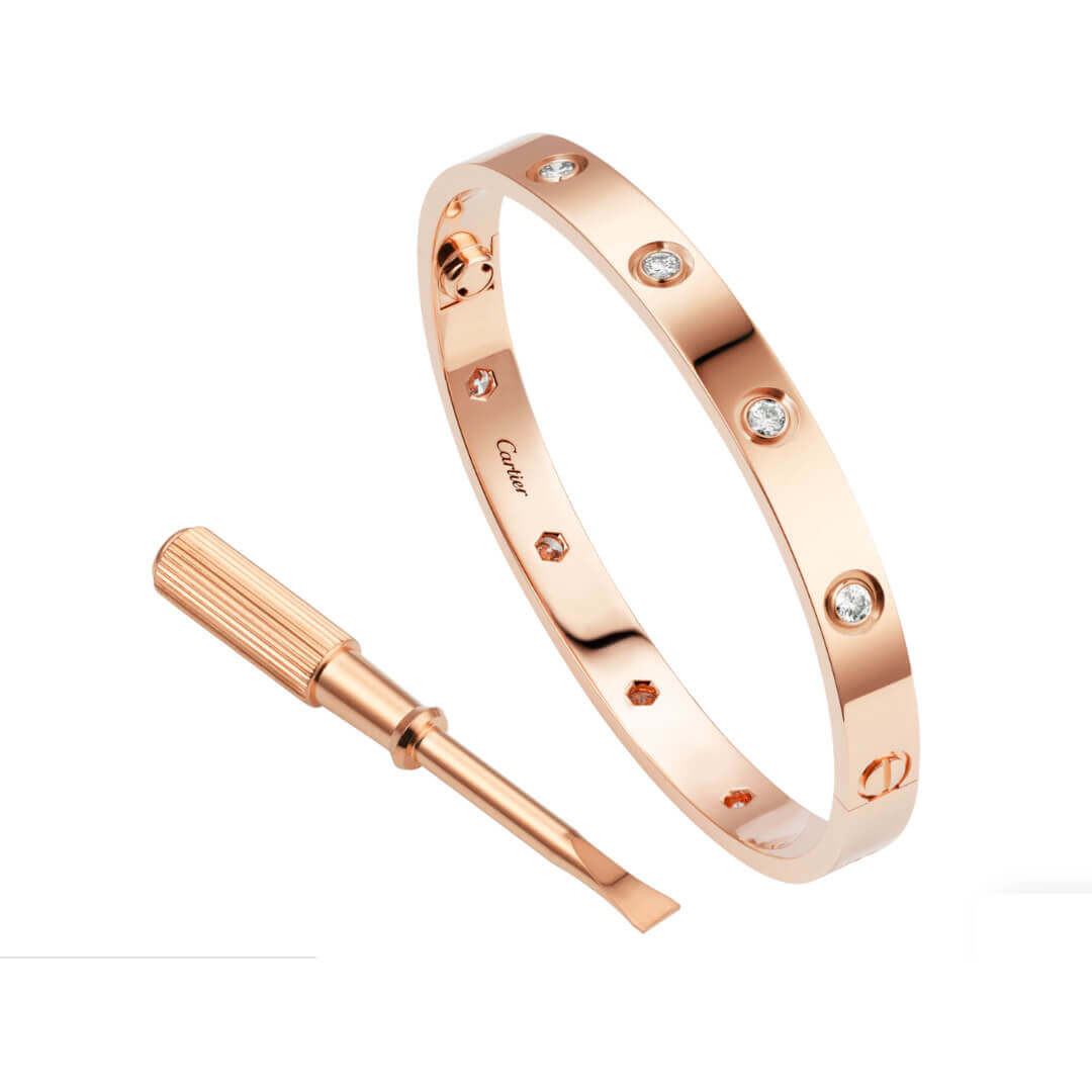 Cartier Love Bracelet 10 Diamonds CB003