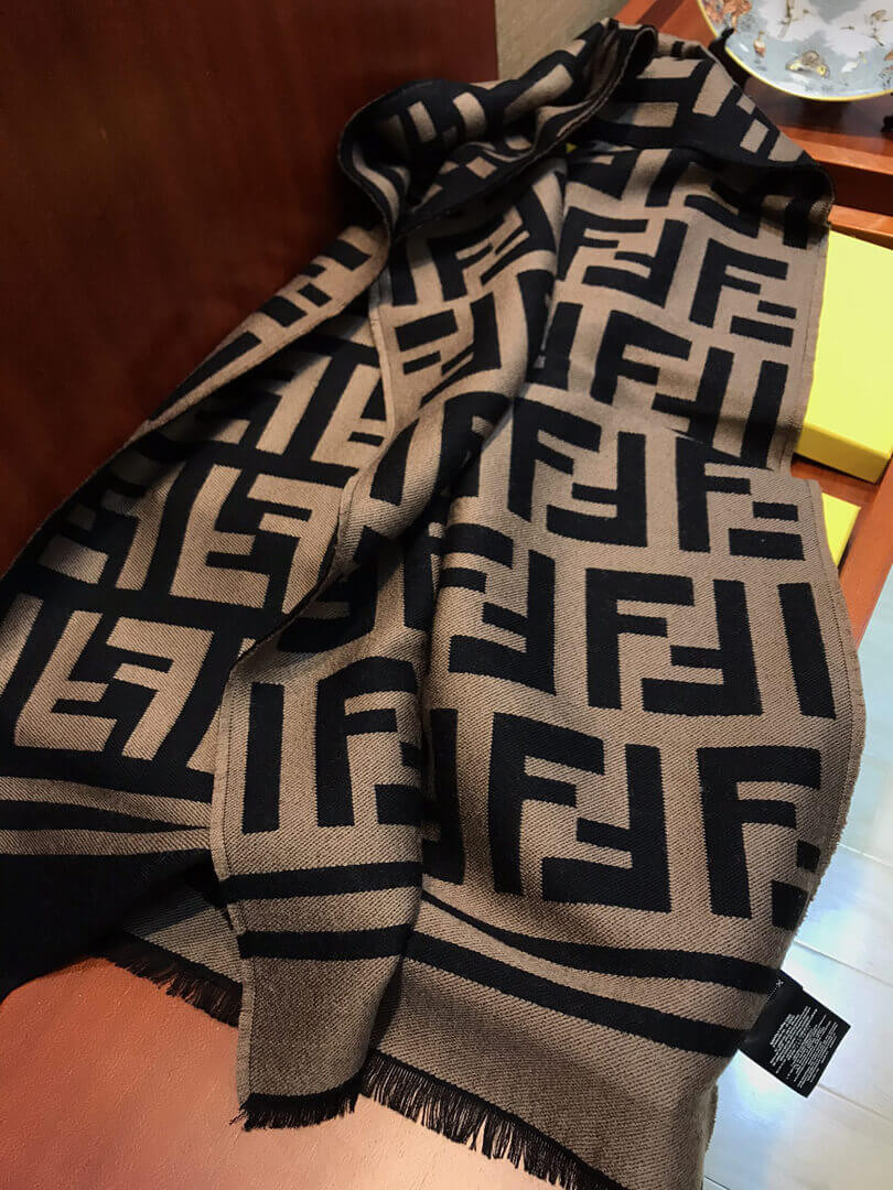Fendi Cashmere FF Scarf 259A
