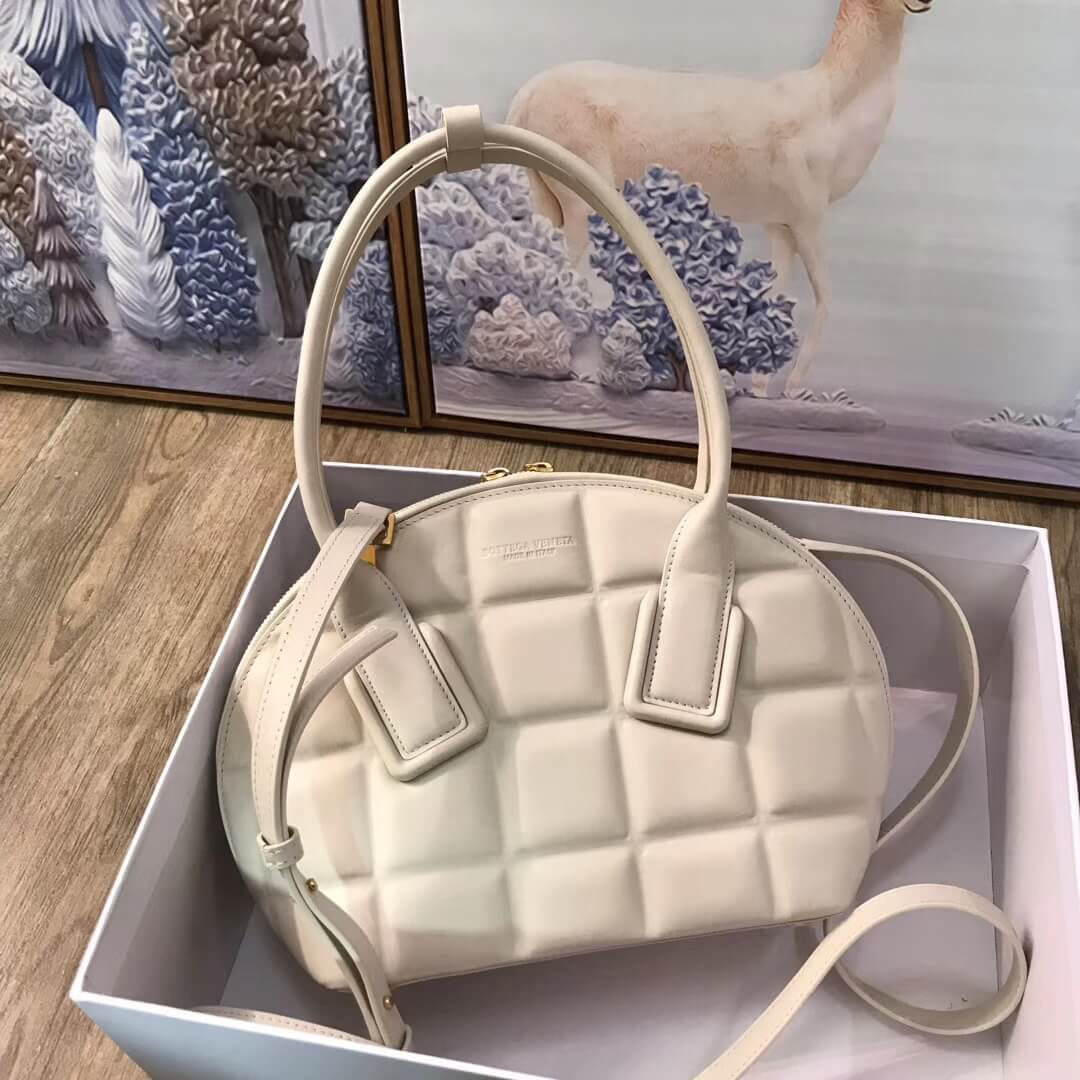 Bottega Veneta Swoop Small Leather Bowling Bag 6610