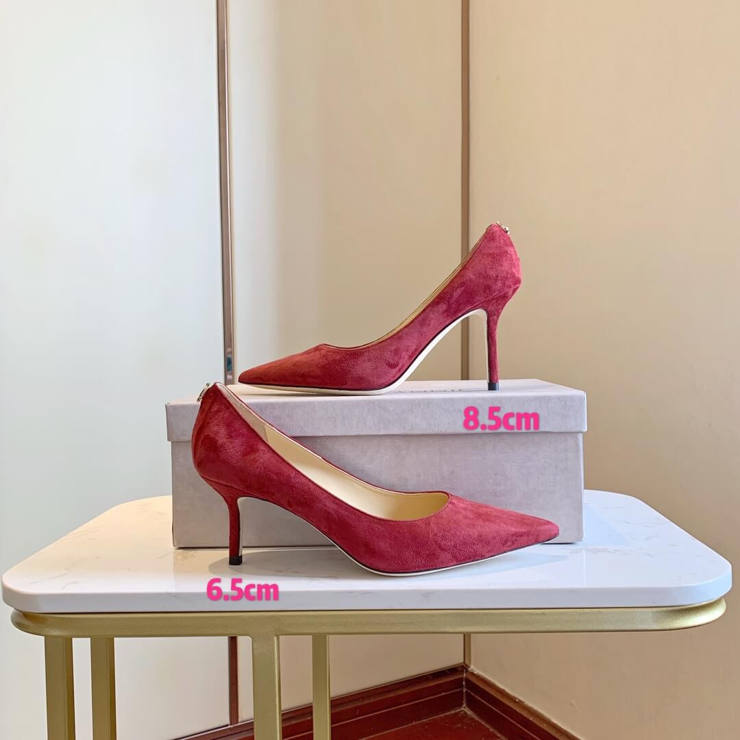 Jimmy Choo Romy Suede Point-Toe Pumps 120011