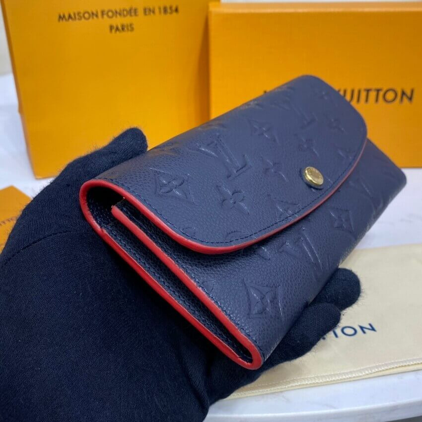 Louis Vuitton Monogram Empreinte Emilie Wallet M69417