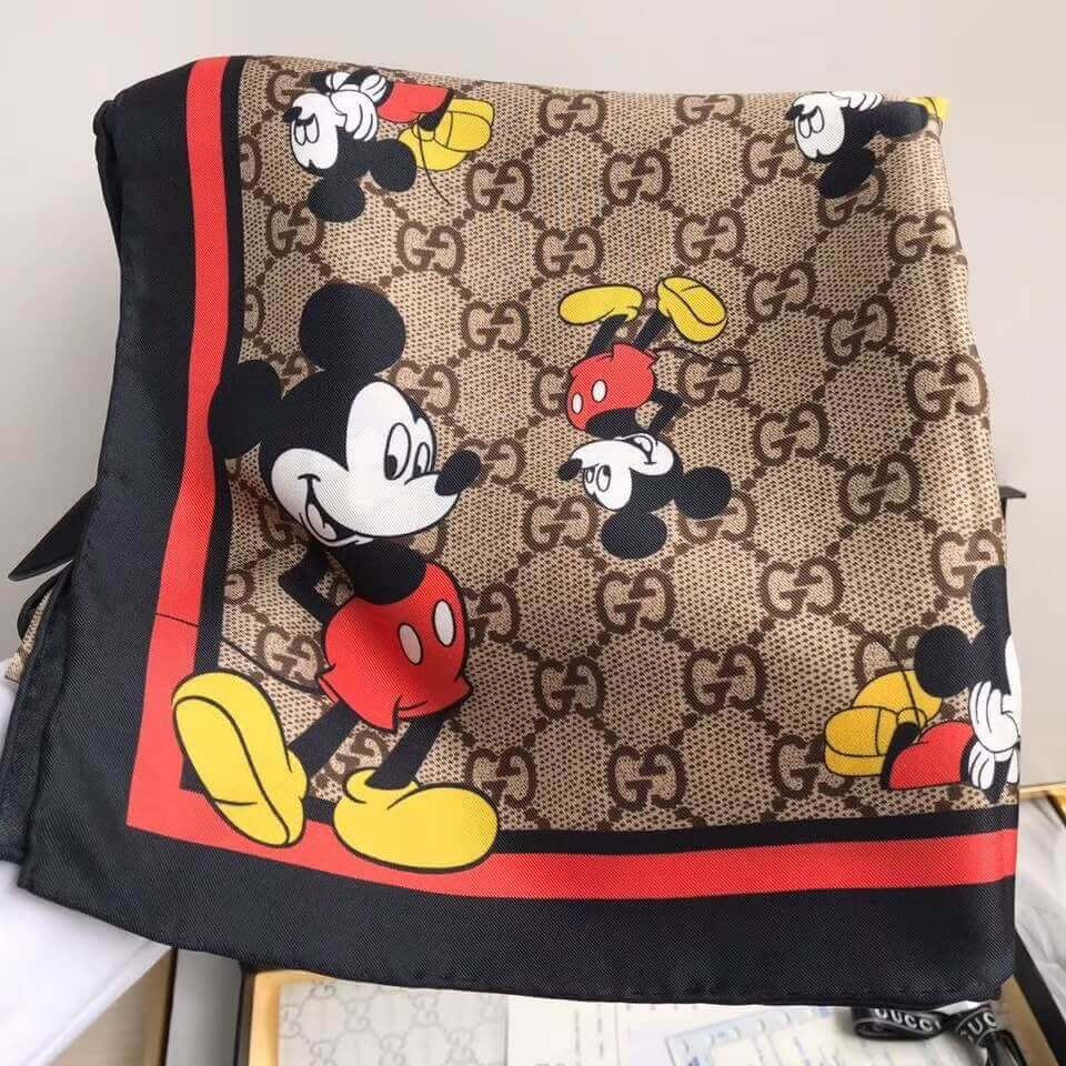 Disney x Gucci Chiffon Scarf 607324