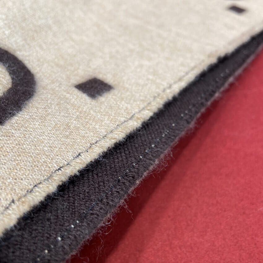 Gucci GG Jacquard Wool Silk Scarf 495592a