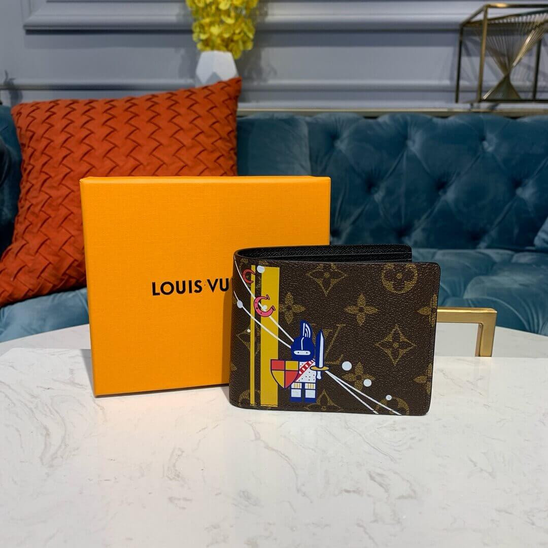 Louis Vuitton Troy Print Multiple Wallet M60895