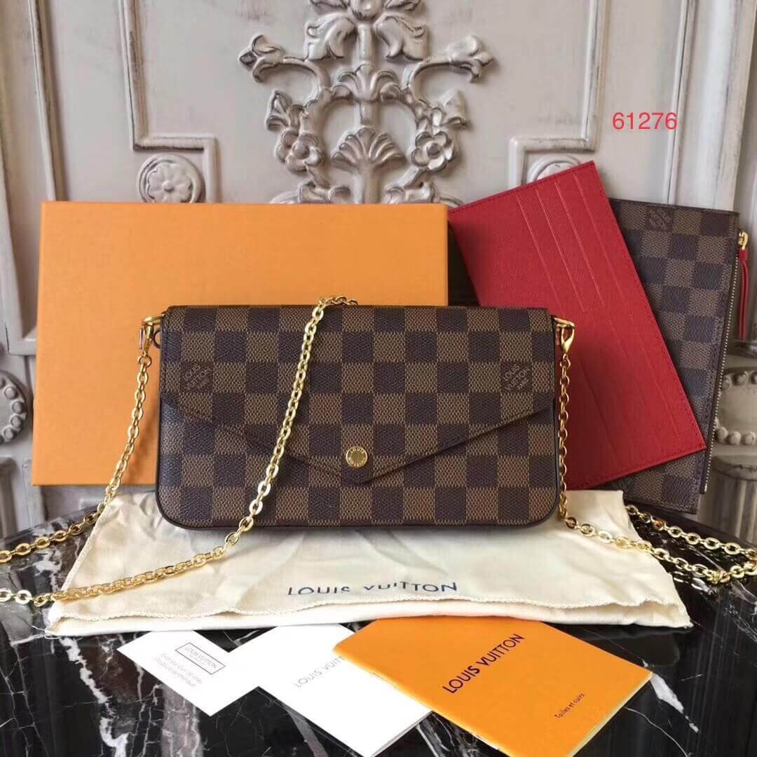 Louis Vuitton Damier Ebene Canvas Pochette Felicie N63032