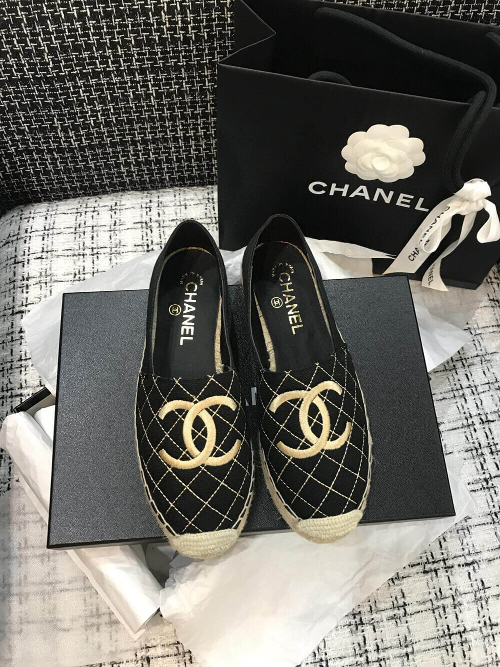 Chanel Quilted Espadrilles G32910