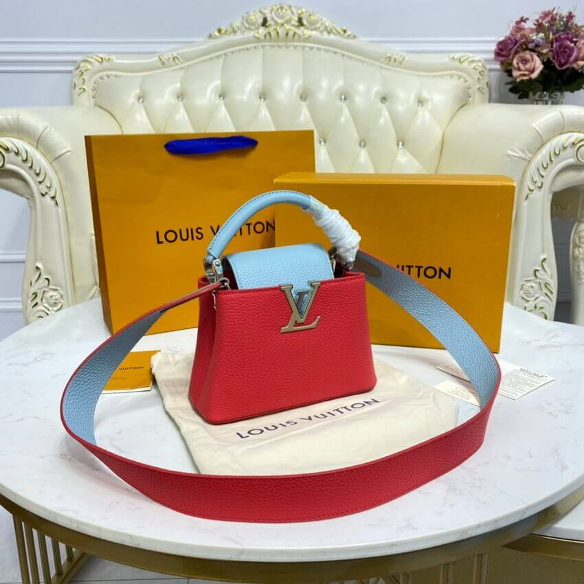 Louis Vuitton Taurillon Leather Capucines Mini M57520