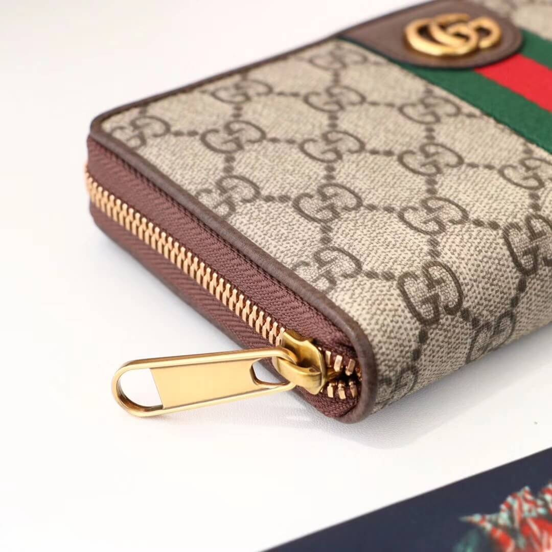 Gucci Zip Around Wallet With Three Little Pigs 557696