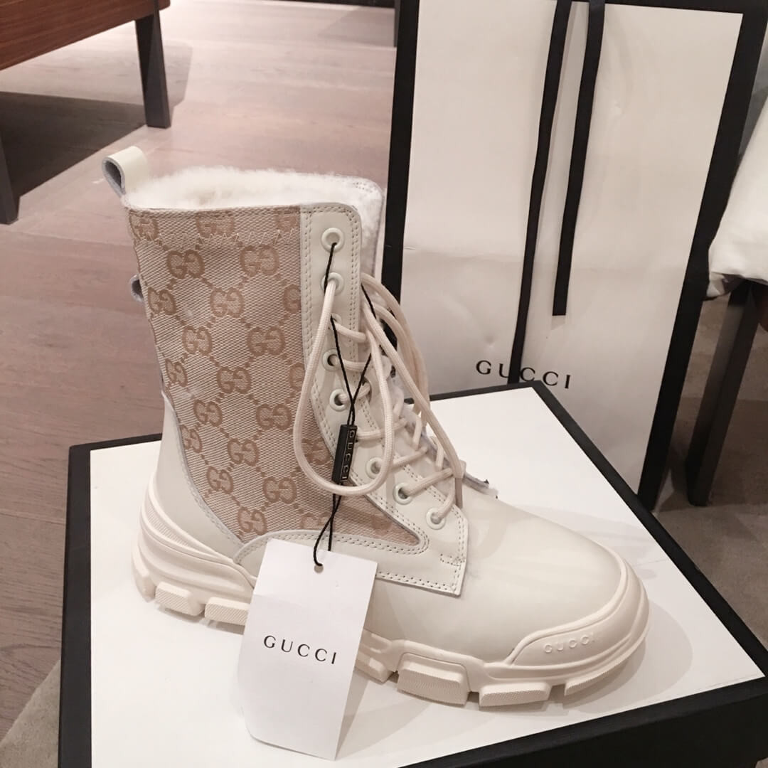 Gucci GG Wool Ankle Boot G1120B