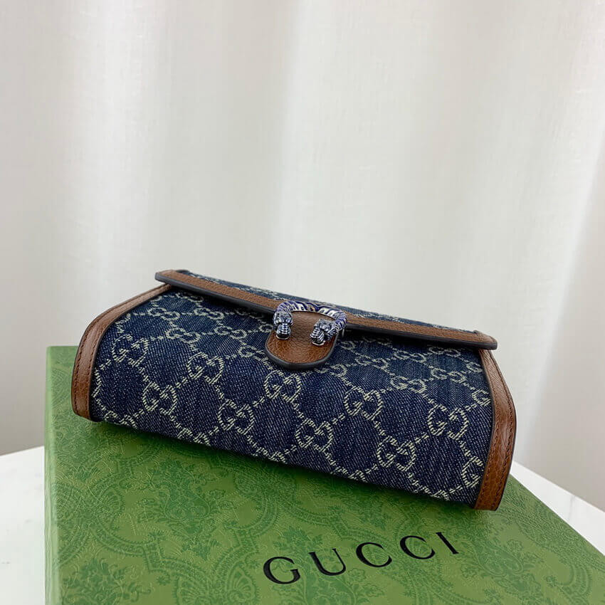 Gucci Denim Dionysus Mini Chain Bag 401231