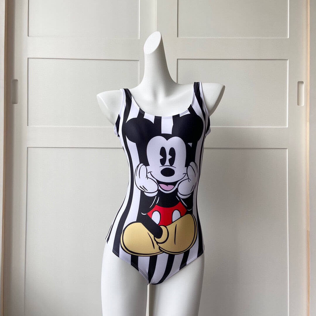 Gucci x Disney Stripe One Piece Print Swimsuit 501898