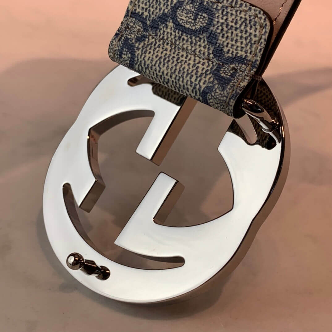 Gucci GG Supreme Belt With G Buckle 411924