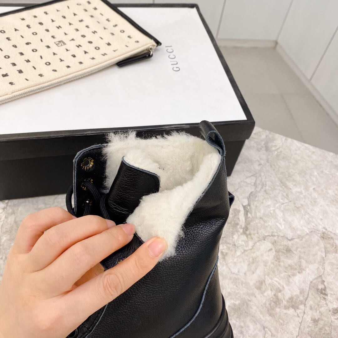 Gucci GG Wool Ankle Boot G1120C