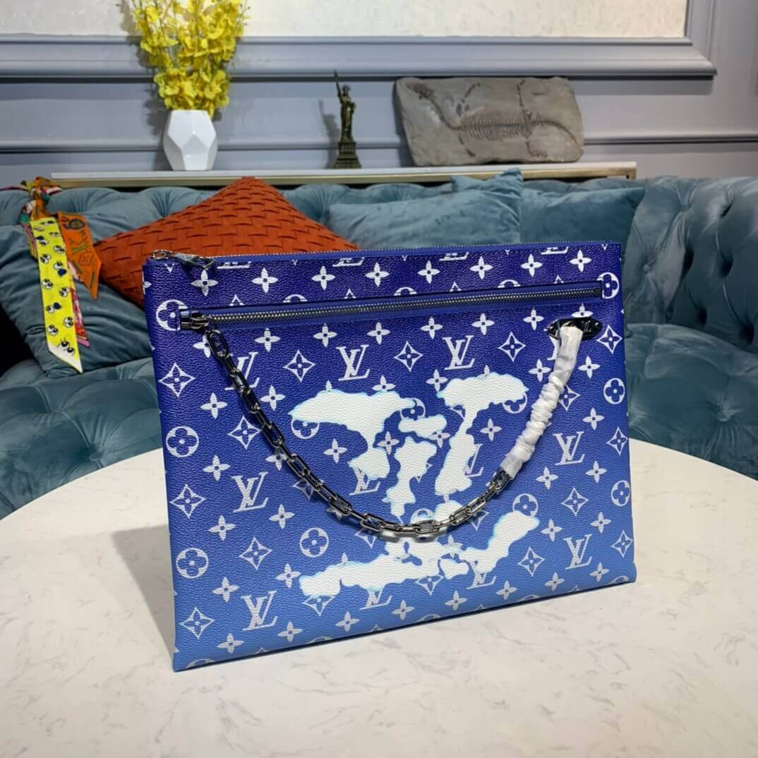 Louis Vuitton Monogram Clouds A4 Pouch M44484